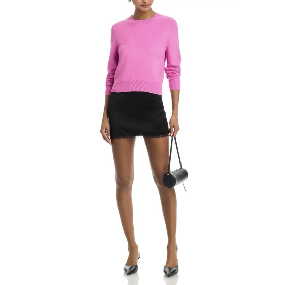 French Connection Baby soft Crewneck Sweater Pink Size Small